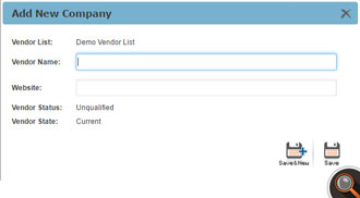 HUB Byte – Cost Detail Reporting – Adding Vendors-Add-New-Company-S